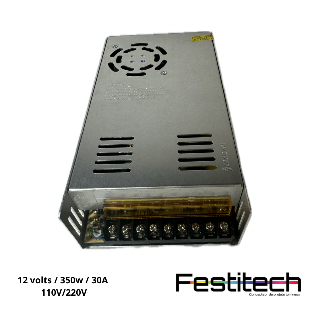 12 volt 350w power supply (USED but in good condition)