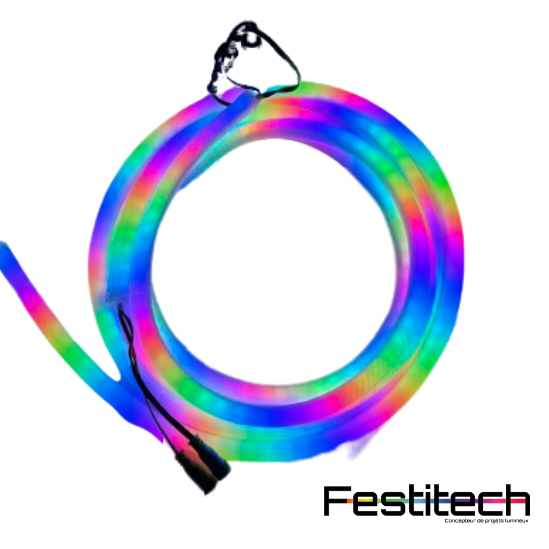 Led tube neon smart pixel