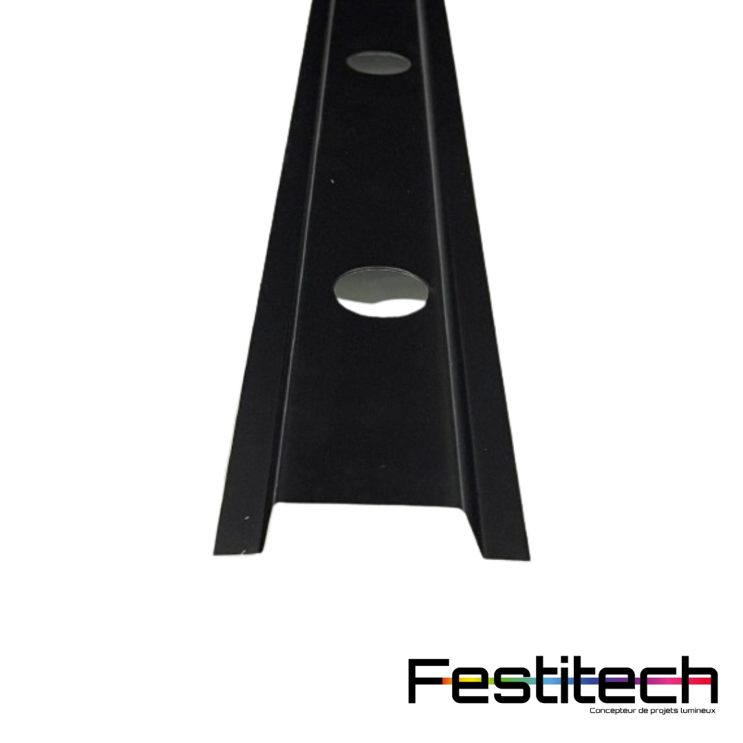 Standard aluminium PIXEL track for soffit 5/8 of 6 feets