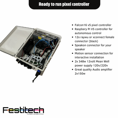 Ready-to-Run Pixel Controller F12 with Raspberry Pi and Motion Sensor