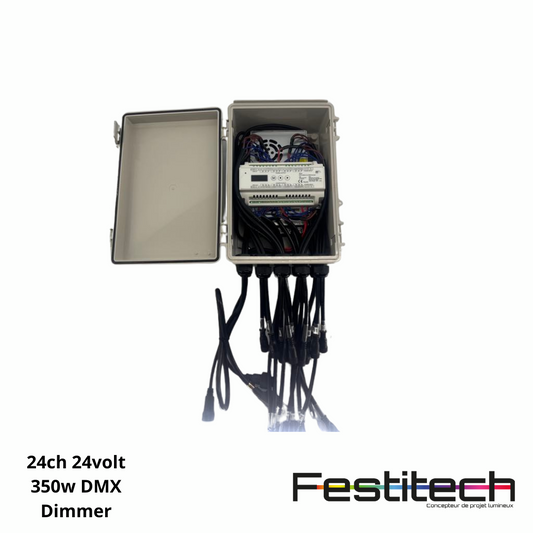 24ch 24volt 350w DMX Dimmer